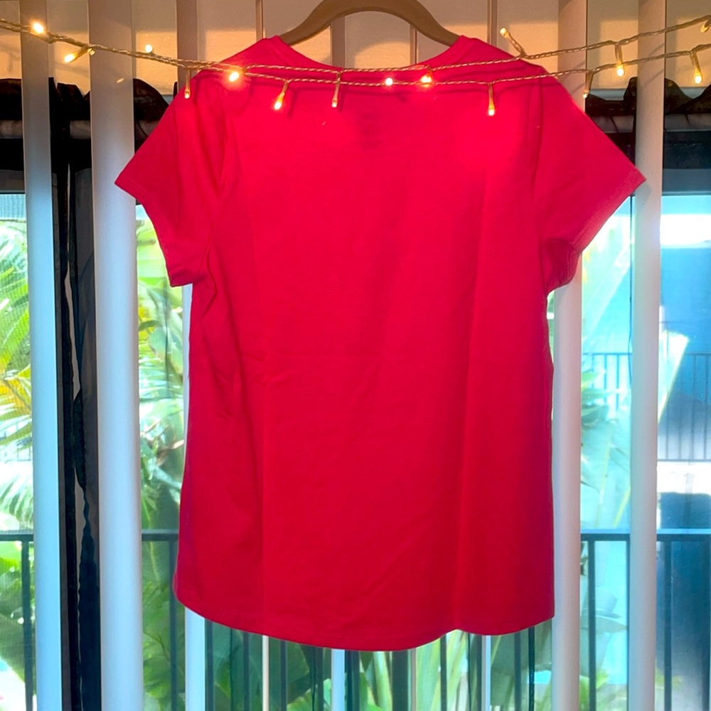 đ¤SOLDđ¤ NWOT HOT PINK crew neck Tee (Teen XXL) - Picture 2 of 3